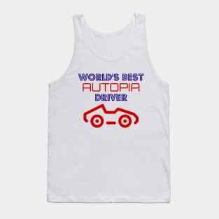 World's Best Autopia Driver Tank Top